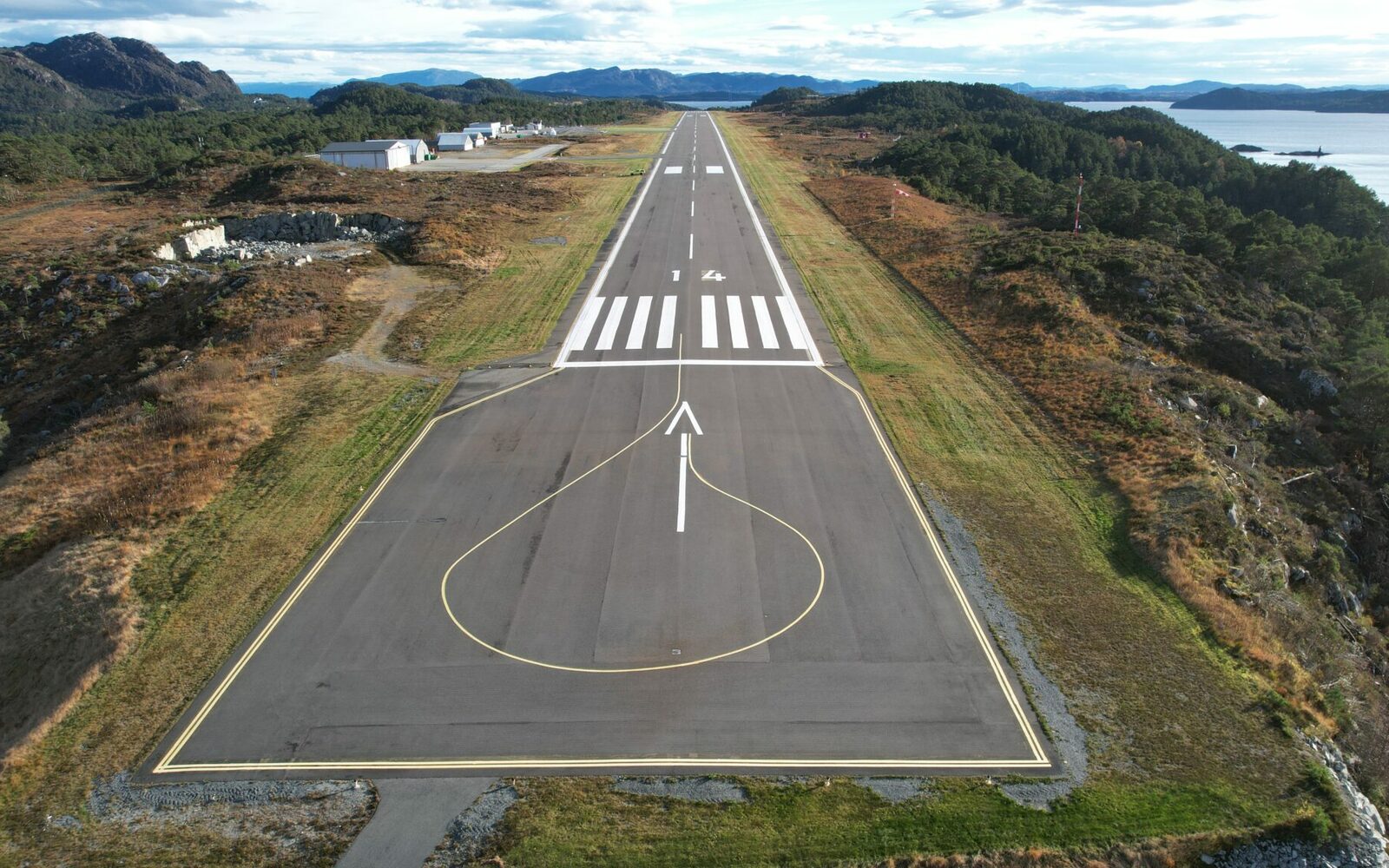 Stord lufthamn - dronebilete