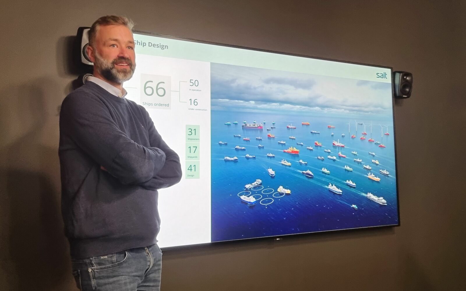 Salt Ship Design sin flåte